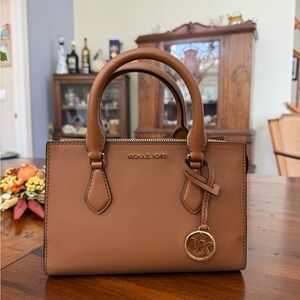 Michael Kors Tan Leather Satchel